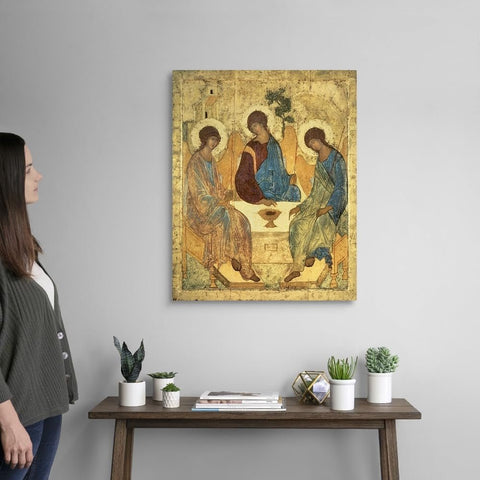 24x30" Sacred Canvas Wall Art – Handcrafted, Ready - to - Hang Print | Honor, Reflect, and Remember - Memorialine