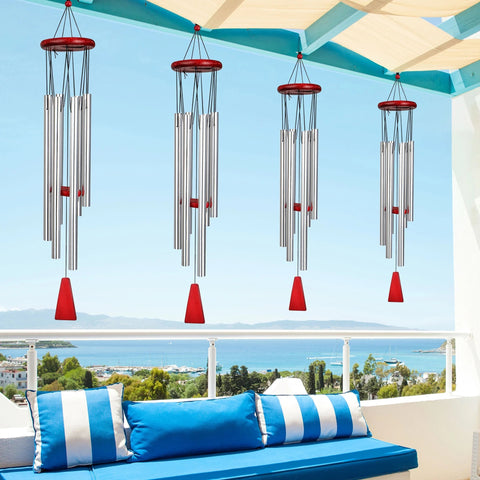 30 - Inch Memorial Wind Chimes – Outdoor Sympathy Gift with Commemorative Tribute - Memorialine