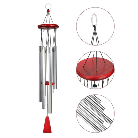 30 - Inch Memorial Wind Chimes – Outdoor Sympathy Gift with Commemorative Tribute - Memorialine