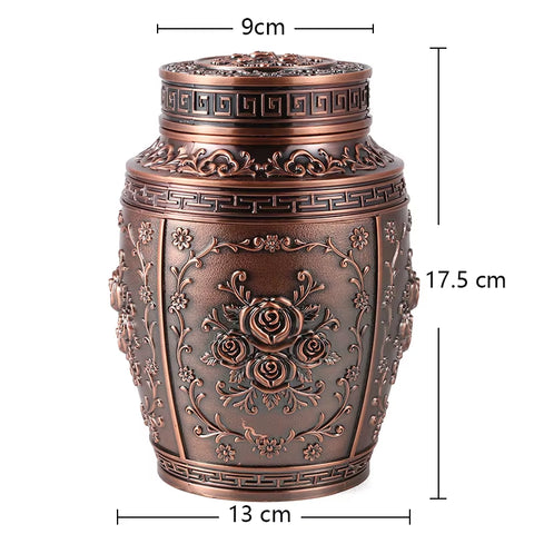 Metal Cremation Urns for Human Ashes, Coffin Box, Pet Memorial, Keepsake Urns, Small Animal Urn, Funeral