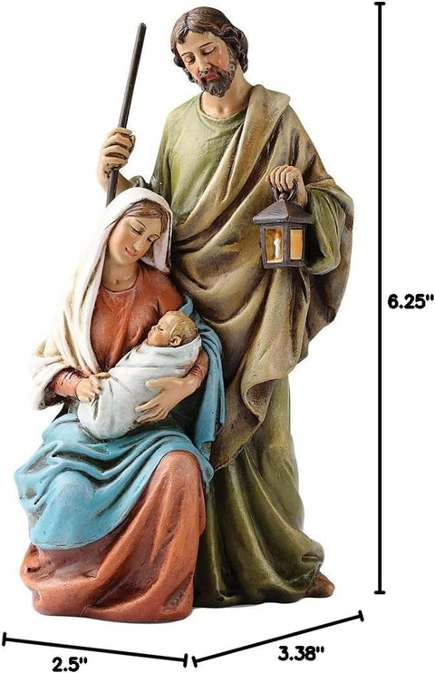 Josephs Studio 6-Inch Holy Family Figurine