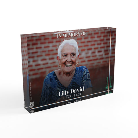 Acrylic Photo Block Memory – A Timeless Tribute - Memorialine
