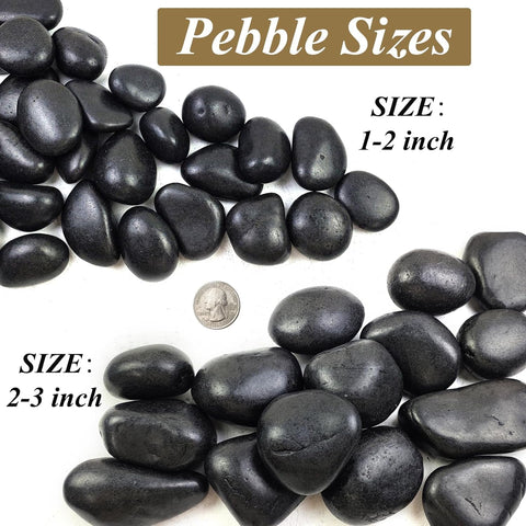 Black Decorative River Stones – A Natural, Timeless Addition - Memorialine