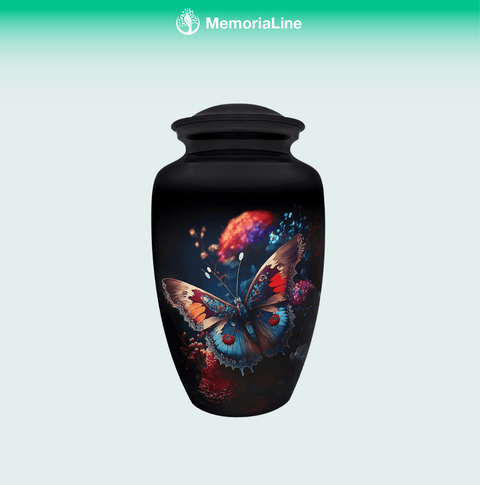 Butterfly Memorial Urn for Human Ashes - Memorialine