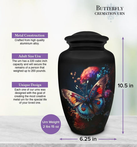 Butterfly Memorial Urn for Human Ashes - Memorialine