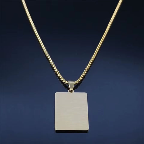 Chrisitian Jesus Cross Holy Bible Verse Prayer Necklace for Women Men Stainless Steel Catholic Religious Chain Jewelry N2035S02