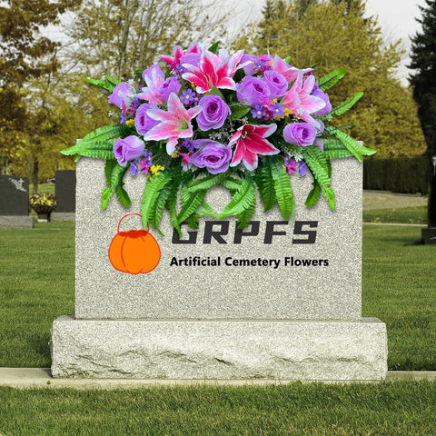 Cemetery Saddles for Headstones,Art - Memorialine