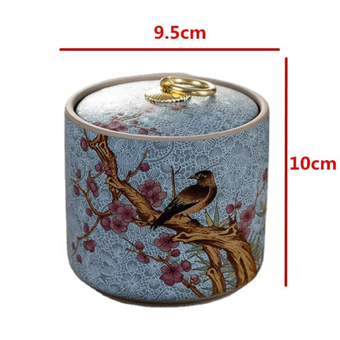 Ceramic Cremation Urns Handmade Ceramics Chinese Style Cremation Urn for Human or Pet Ashes Cats Dogs Animals Reptiles - Memorialine