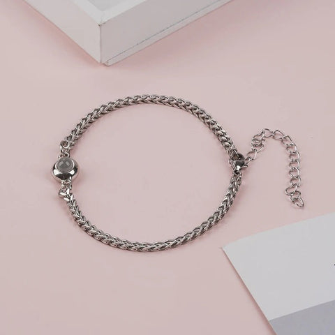 Circle Pendant Bracelet Keepsake - Memorialine