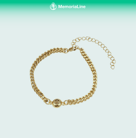 Circle Pendant Bracelet Keepsake - Memorialine