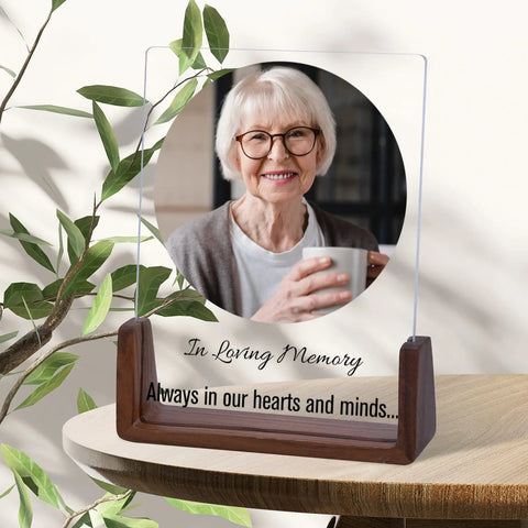 Custom Acrylic Memorial Picture Frame - Memorialine