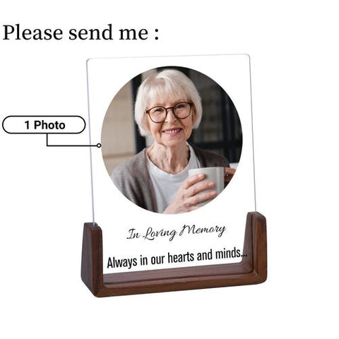 Custom Acrylic Memorial Picture Frame - Memorialine