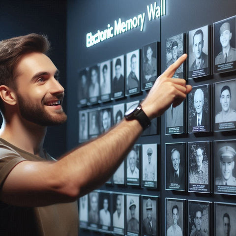 Digital Memorial Wall by Memorialine - Memorialine