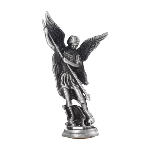Exquisite Saint Michael the Archangel Figurine - Defeating Satan Guardian Statue for Home - Memorialine