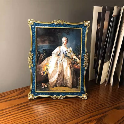 Elegant Bronze Green Metal Frame