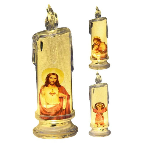 Flameless LED Prayer Candles - Memorialine