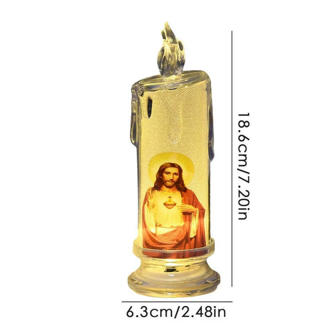 Flameless LED Prayer Candles - Memorialine