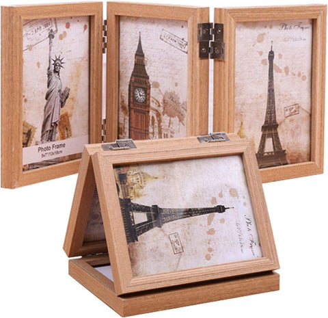 Folding Wooden Photo Frame - Memorialine