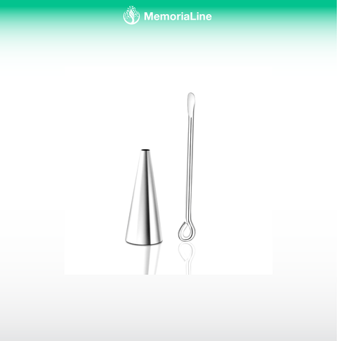 Gold Stainless Steel Cremation Urn Pendant - Memorialine