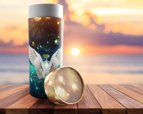 Guardian Angel Men’s Biodegradable Urn for Water Burial - Memorialine
