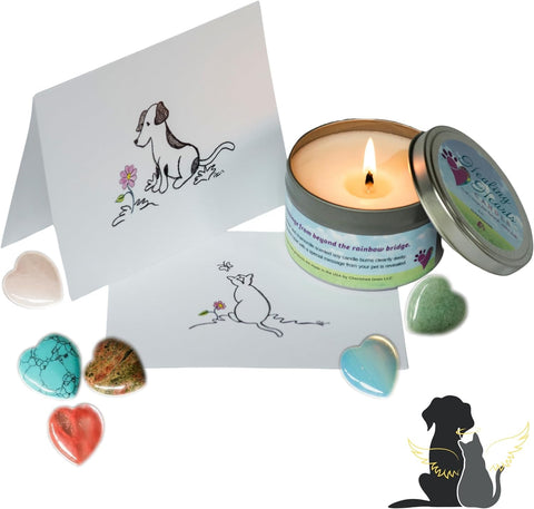 Healing Hearts Memorial Candle - Memorialine