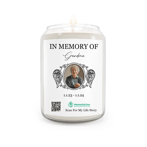 In Loving Memory – A Personalized Candle to Keep Their Light Alive - Memorialine