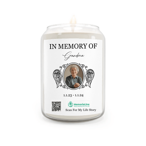 In Loving Memory – A Personalized Candle to Keep Their Light Alive - Memorialine