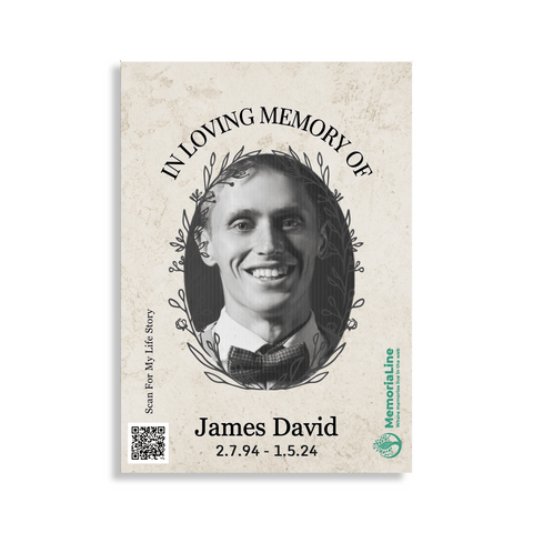 In Loving Memory Of | Personalized Memorial Tribute Fine Art Poster - Memorialine