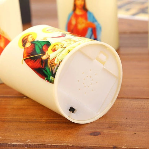 Jesus Christ LED Flameless Candle - Memorialine