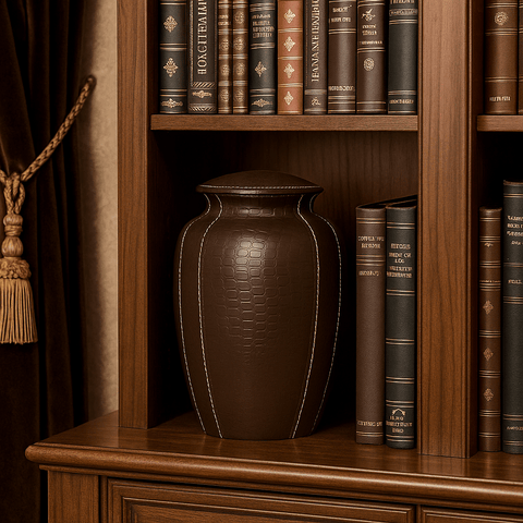 Luxury Crocodile - Textured Cremation Urn – Collector's Edition - Memorialine