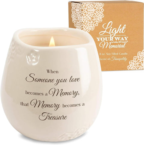 Memory Soy Candle – A Gentle Light of Remembrance - Memorialine