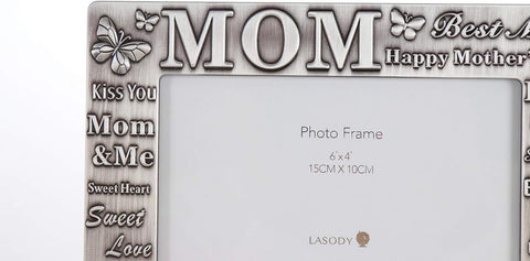 "Mom, I Love You" Picture Frame – A Timeless Tribute - Memorialine