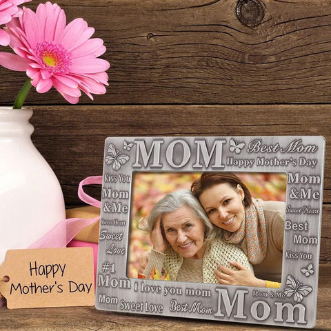 "Mom, I Love You" Picture Frame – A Timeless Tribute - Memorialine