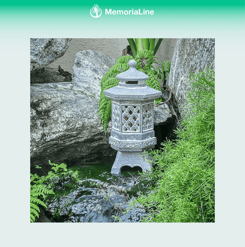 Pagoda Garden Statues with Solar Lights - Memorialine