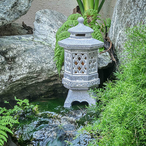 Pagoda Garden Statues with Solar Lights - Memorialine