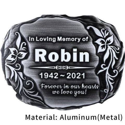 Personalized Memorial Plaque with Photo - Memorialine