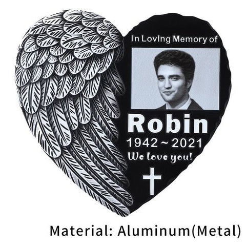 Personalized Memorial Plaque with Photo - Memorialine