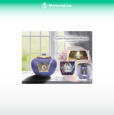 Purple Cremation Urns for Women - Memorialine