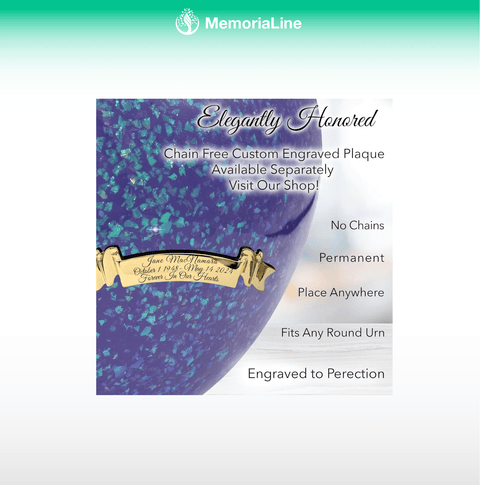 Purple Cremation Urns for Women - Memorialine