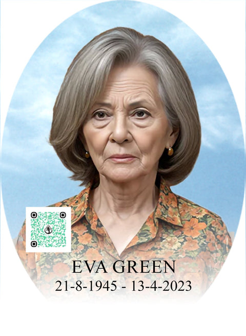 QR Stickers for Your Gravestone - Memorialine