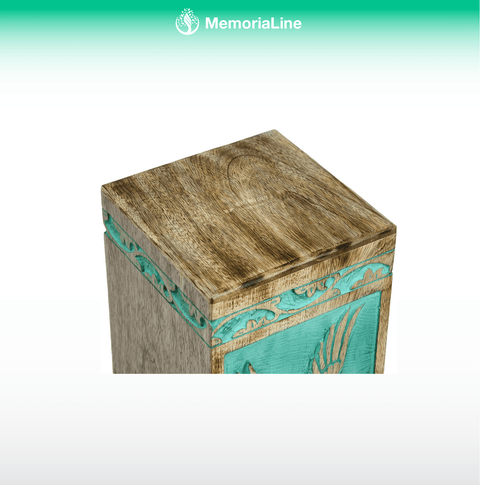 Rosewood Cremation Urn with Tree of Life – Adult, 250 Cu/In - Memorialine