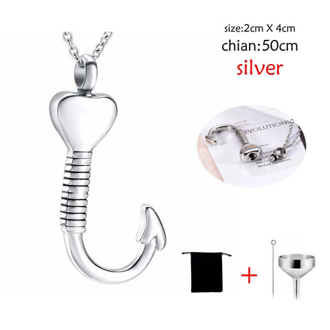 Stainless Steel Cremation Urn Necklace - Memorialine