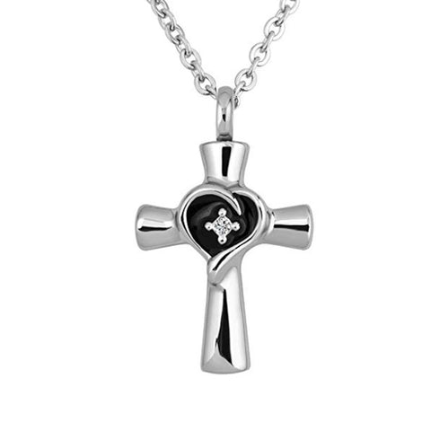 Stainless Steel Cremation Urn Necklace - Memorialine