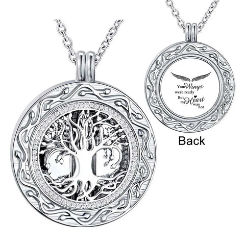 Stainless Steel Cremation Urn Necklace - Memorialine