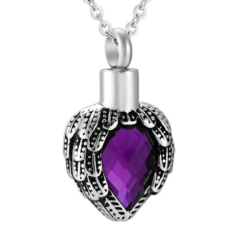 Stainless Steel Cremation Urn Necklace - Memorialine