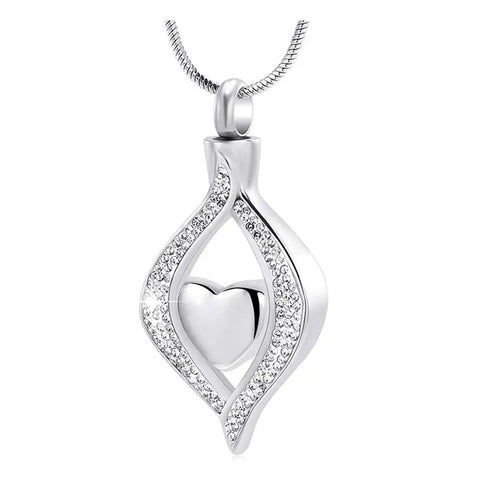Stainless Steel Cremation Urn Necklace - Memorialine