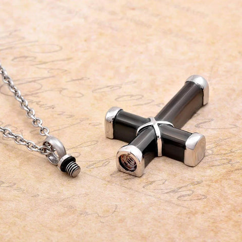 Stainless Steel Cremation Urn Necklace - Memorialine