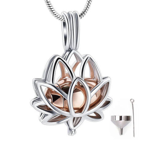 Stainless Steel Cremation Urn Necklace - Memorialine