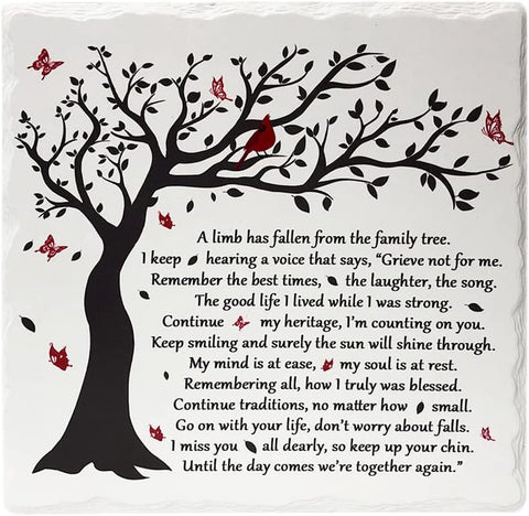 Sympathy Memorial Plaque - Memorialine