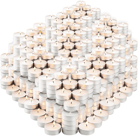 Unscented Memorial Tealight Candles - Memorialine